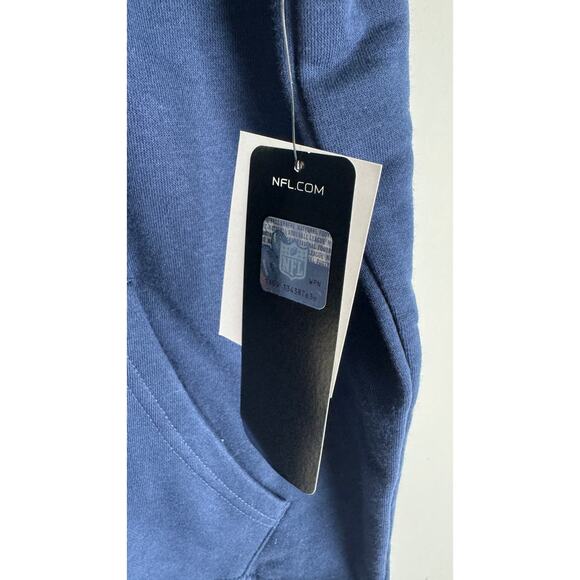 NFL Mens Seattle Seahawks Colorblock Pullover Hoodie Size Medium New Blue Green - Picture 5 of 8